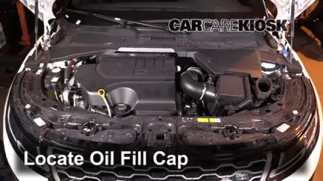 2020 Land Rover Range Rover Evoque SE 2.0L 4 Cyl. Turbo Oil Add Oil